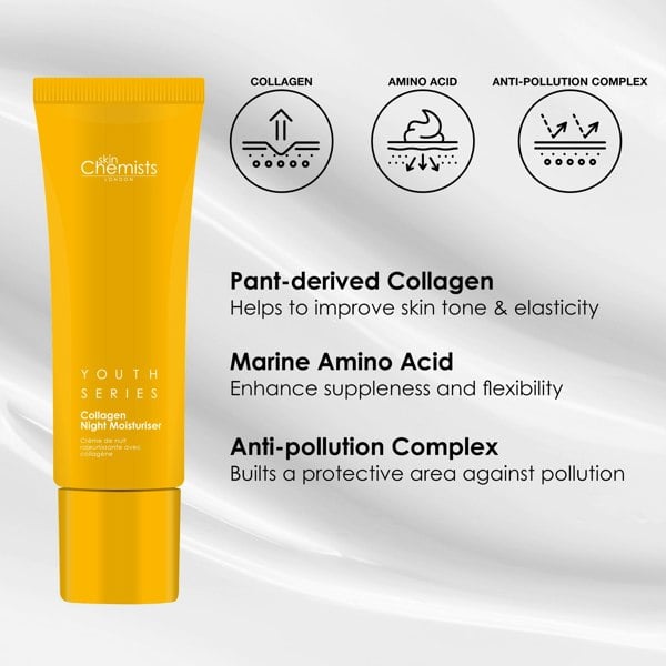 skinChemists Youth Series 1% Collagen Night Moisturiser 50ml