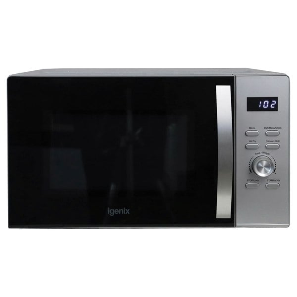 igenix Microwave with Air Fryer Function , 28 Litre, 900W, Silver, IGMC02890S