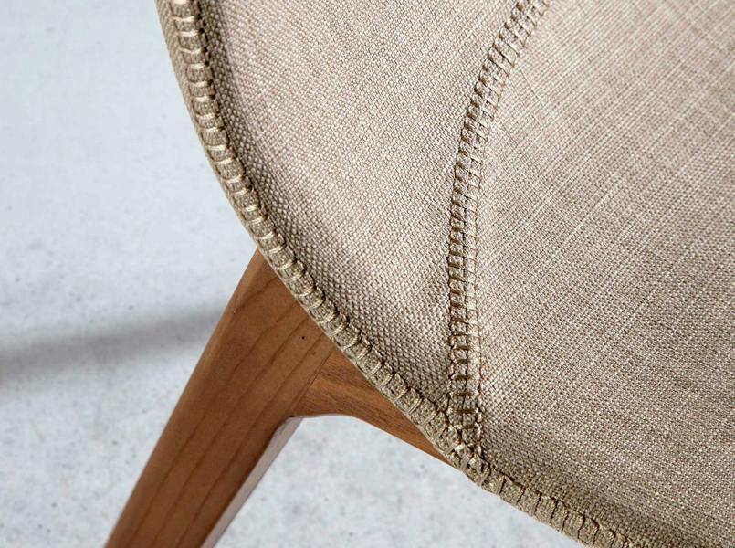 Angel Cerdá Beige Fabric Chair 4049