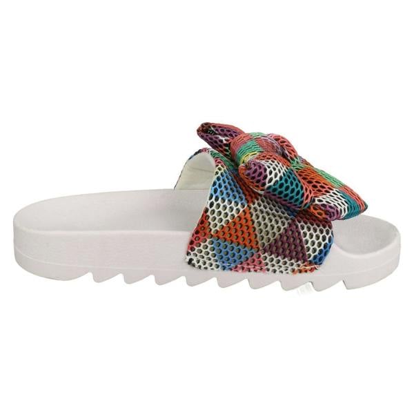 Spot On Ladies Spot On Multi Twist Bow Sliders