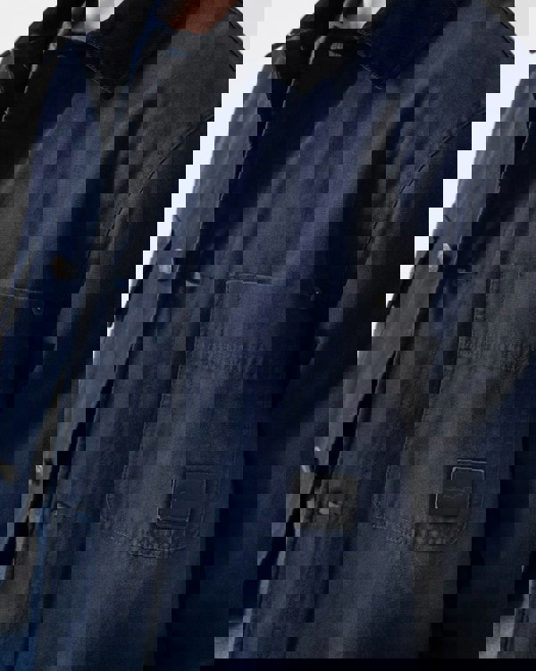 GANT Mens Cotton Work Jacket - 410 Marine