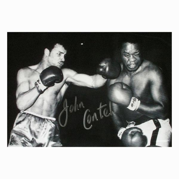 John Conteh signed 10x8 photo — Standard Framing