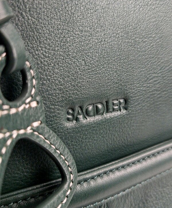 SADDLER Sienna Zip Top Tote Shopper Bag for Women - Handmade by Saddler