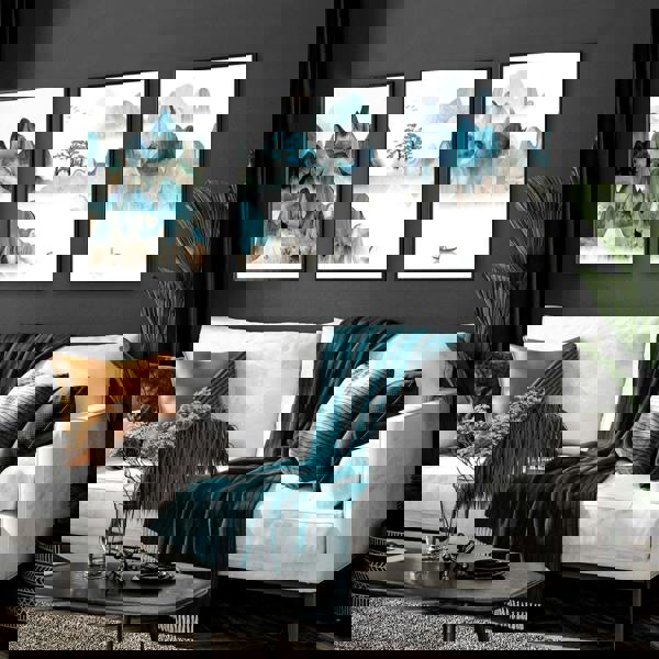 Japan art prints | set of 3 wall art prints for living room