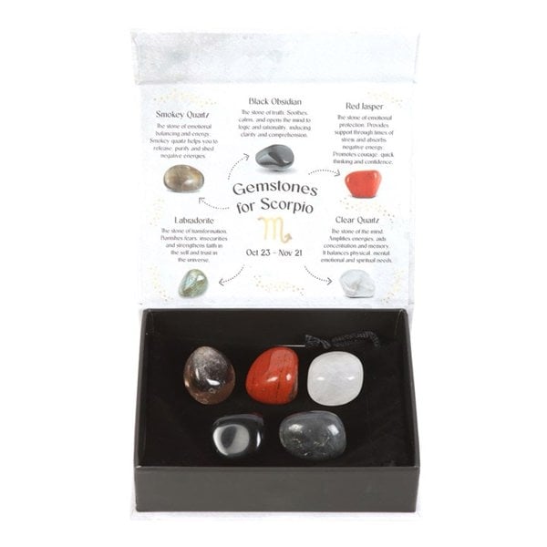 Serano Scorpio Crystal Tumblestone Set