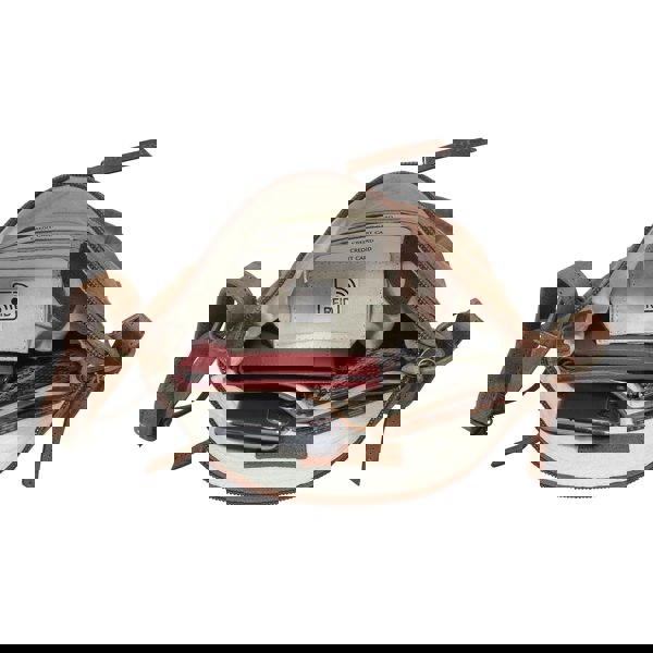 Assots London 'AGATHA' Distressed Tan Vintage VT Real Leather Crossbody Bag