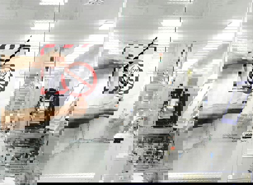 Durable DURAFRAME Adhesive Magnetic Hazard Frame | 2 Pack | A4 Red & White