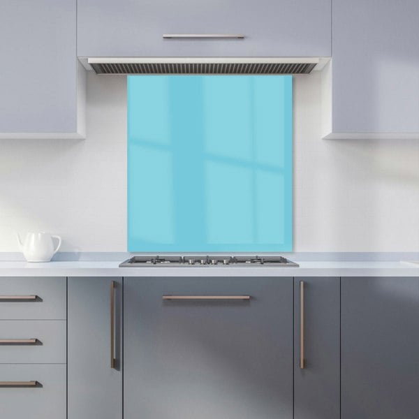 Warren Reed - Designer Sky Blue Kitchen Splashback