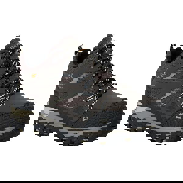 Regatta Mens Holcombe 3 Low Walking Boots - Peat/Gold Fawn