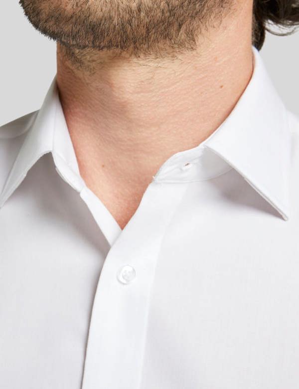 White Non-Iron Pure Cotton Twill Shirt