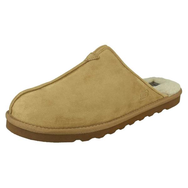 Skechers Mens Skechers Memory Foam Vegan Open Back Slippers Palco 66094