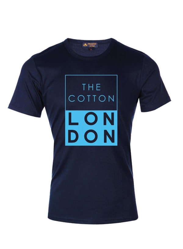 Supima Cotton TCL Brand Navy T-shirt