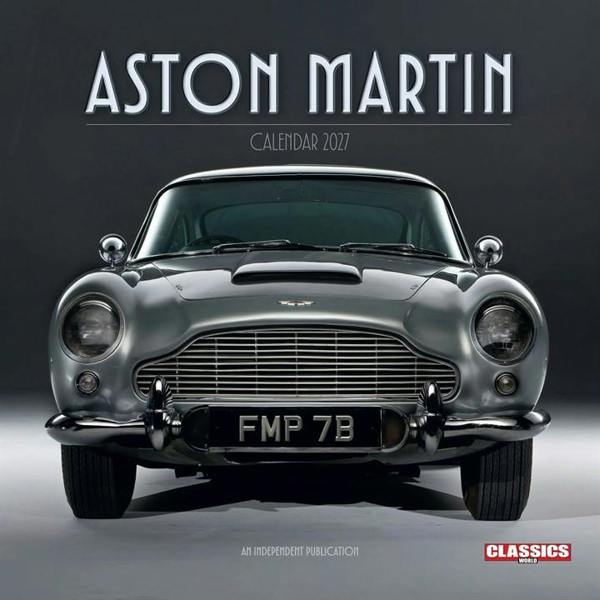 Aston Martin Calendar 2027, Wall Calendars, Month To View, Transport, Gift
