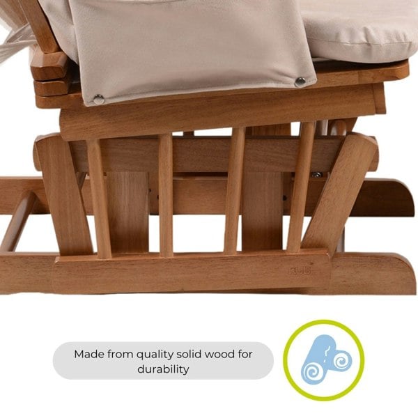 Haywood reclining nursing chair solid wood