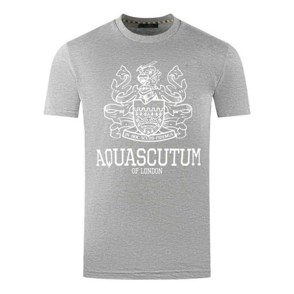 Aquascutum Mens London Aldis T-Shirt - Grey - 