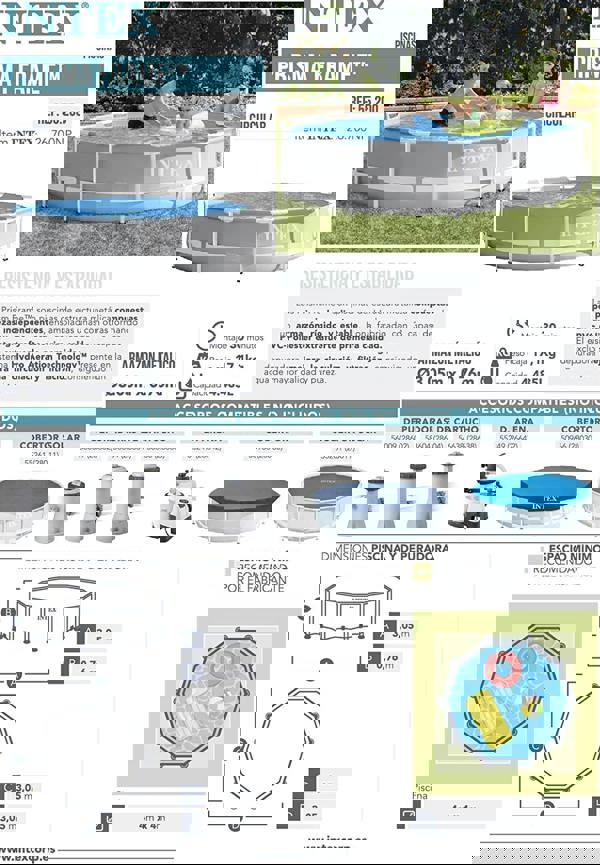 Intex 10Ft X 30In Prism Frame Pool With Filter Pump