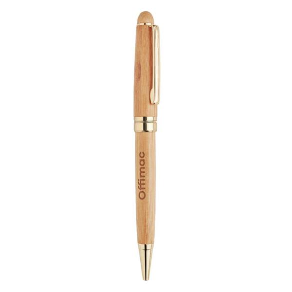 MidOcean Etna Twist Bamboo Pen - Wood - 