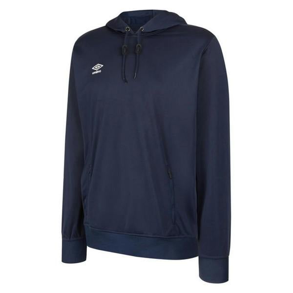Umbro Mens Club Essential Polyester Hoodie - Dark Navy