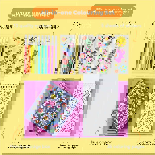 Tiger Tribe Colouring Set - Magical Creatures