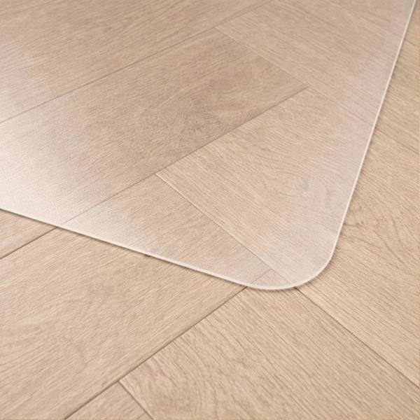Marvelux PVC Chair Mat for Hard Floors – Clear Rectangular Office Floor Protector - Multiple Sizes