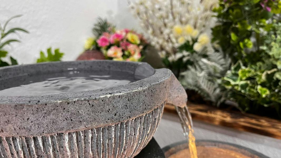 Tranquillity Water Features Mirage Cascade Contemporary Water Feature