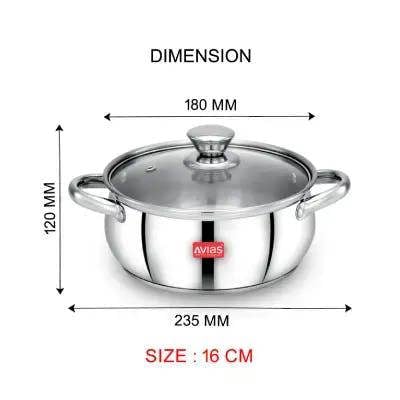 AVIAS INOX IB GIFT SET - 5 PCS 16CM