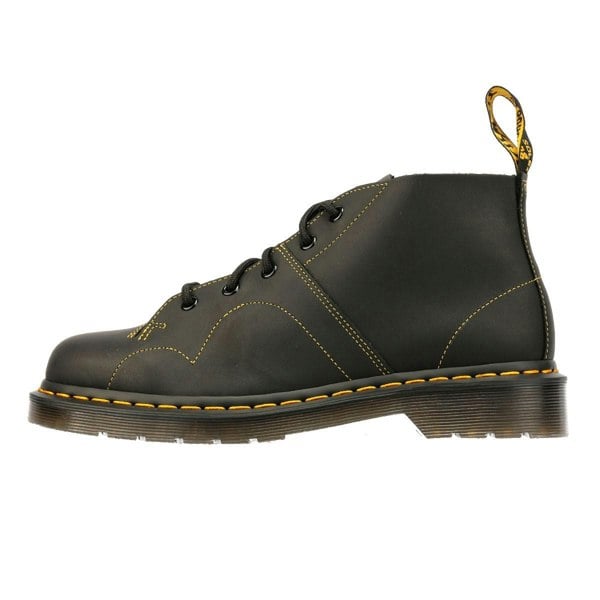 Dr. Martens Church Leather Black Boots