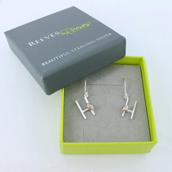 Reeves & Reeves Rugby Drop Earrings