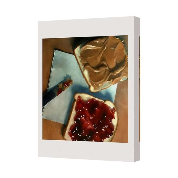 Benjamin Tate Design Contemporary Framed Canvas Art Print With Deep Wooden Frame And Brackets UK Made