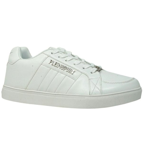 Plein Sport Block Logo Men's Sneakers - White