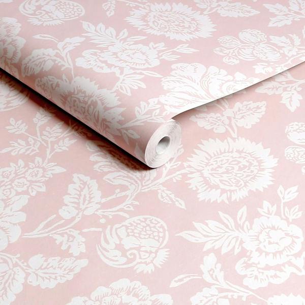 Shabby Chic Rachel Ashwell Stipple Wallpaper | Pink