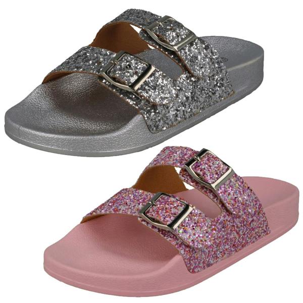 Spot On Girls Spot On Glittery Mules H0317