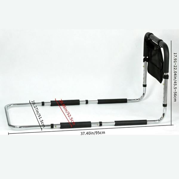 Gr8 Home Adjustable Steel Bed Rail Assist Handle 136kg for Elderly Support