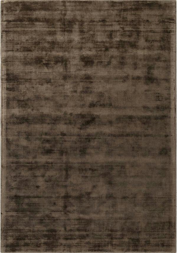 Textured brown rug with a subtle pattern