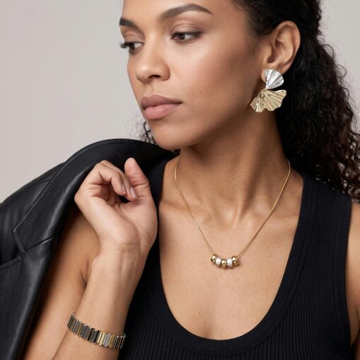 Uchi & Soto Kin Mixed Metals Sculptural Statement Earrings