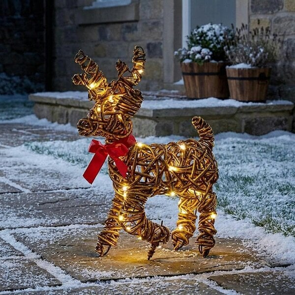 Garden Greatness Multi Action Battery Operated Outdoor Walking Reindeer