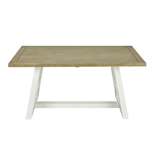 Statement Furniture Oxford White Extending Dining Table
