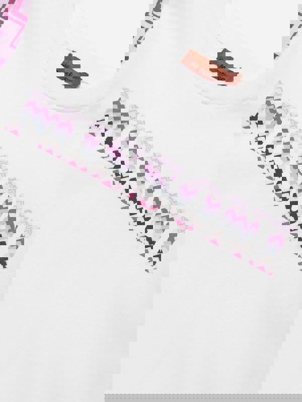 Missoni Girls Zigzag Dress in White