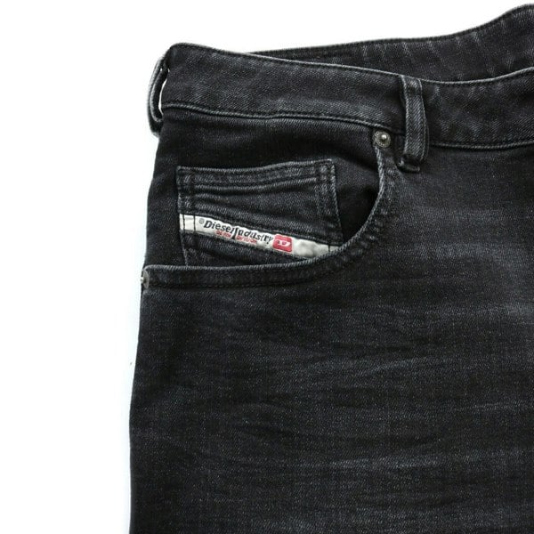 Diesel D-Yennox Faded Black Denim Pants