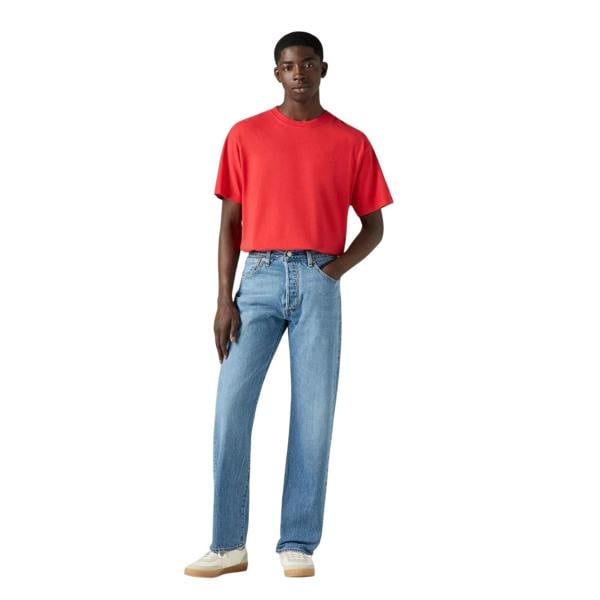 Levis Mens 501 93 Straight Jeans - Blue - 