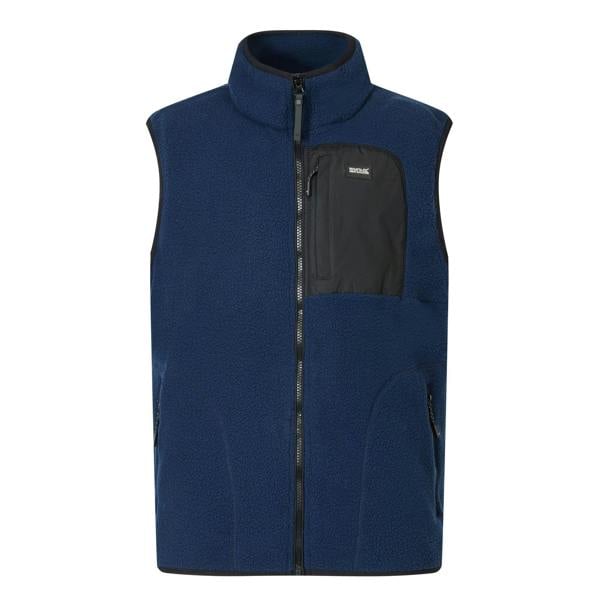 Regatta Mens Frankie Borg Body Warmer - Navy/Black - 