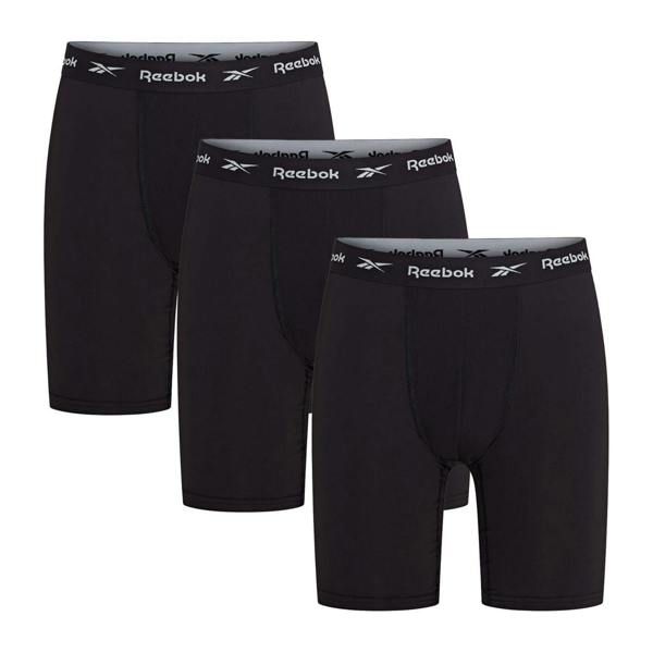Reebok Mens Boxer Shorts - Black - 