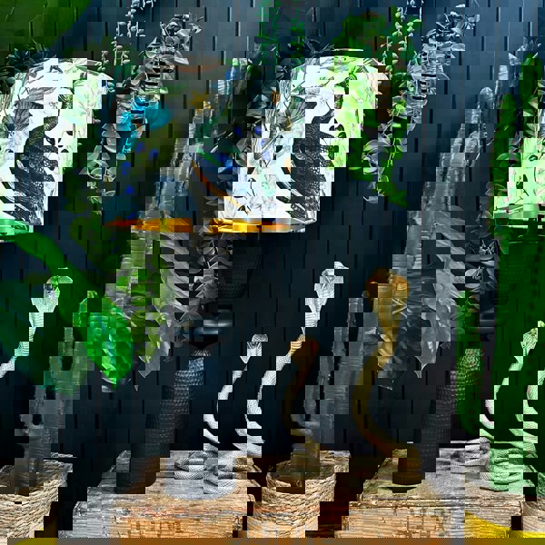 love frankie black hammered lamp base large