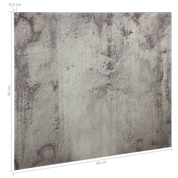 Berkfield Wall Mounted Magnetic Board Glass 40x40 cm