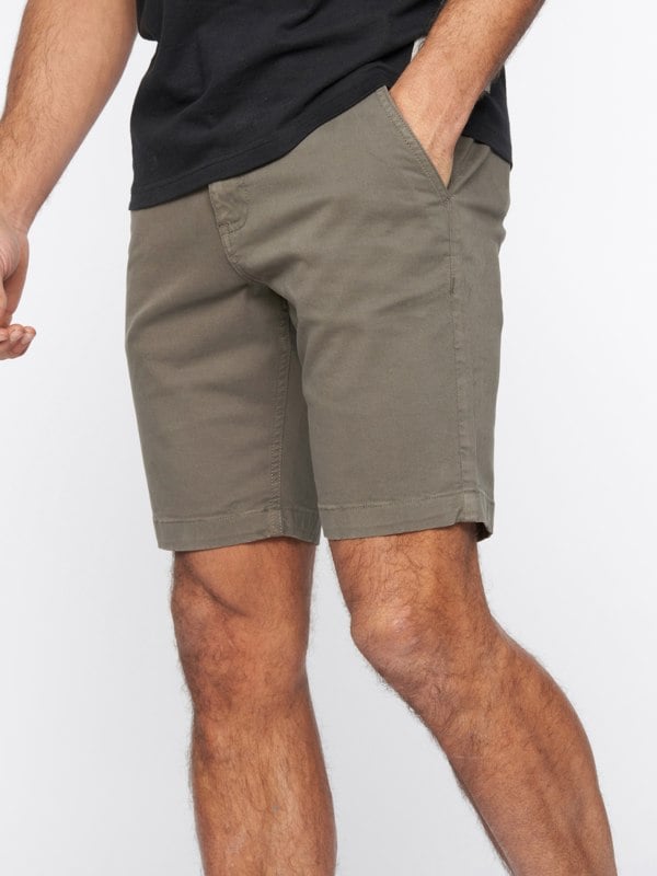 Duck and Cover Moreshore Chino Shorts Olive