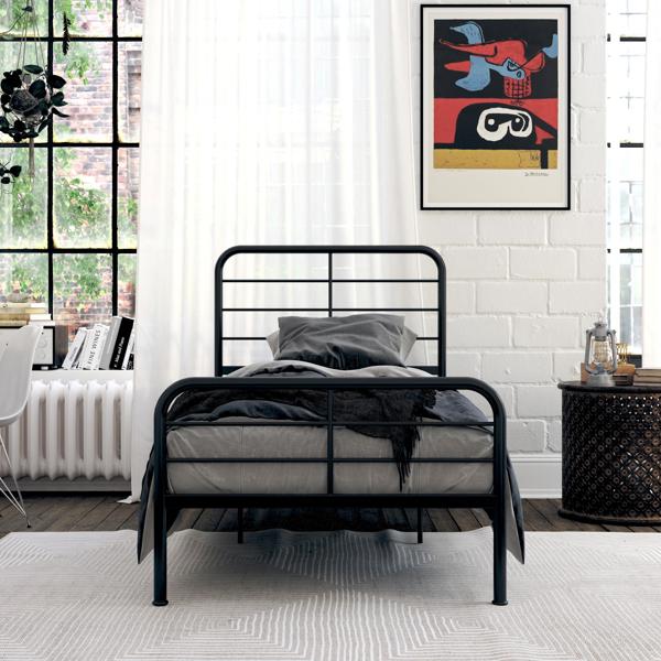 Dorel Home Millie Metal Bed Black - Single