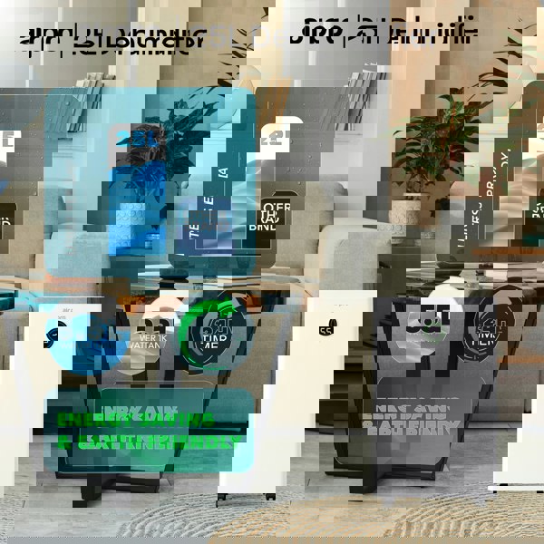 Air Pro 25L/Day Digital Dehumidifier 5.5L Tank 24H Timer Portable Electric