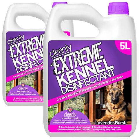 Cleenly Extreme Kennel Disinfectant, Deodoriser, and Cleaner (10L) - Lavender Fragrance