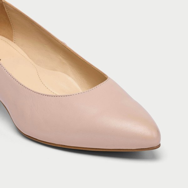 Calla Claudia Shoes - Blush Leather