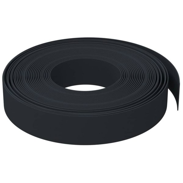 Berkfield Garden Edgings 2 pcs Black 10 m 10 cm Polyethylene